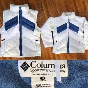 Vintage Columbia Down Convertible Jacket Vest